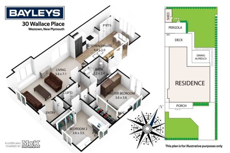 Photo of property in 30 Wallace Place, Westown, New Plymouth, 4310