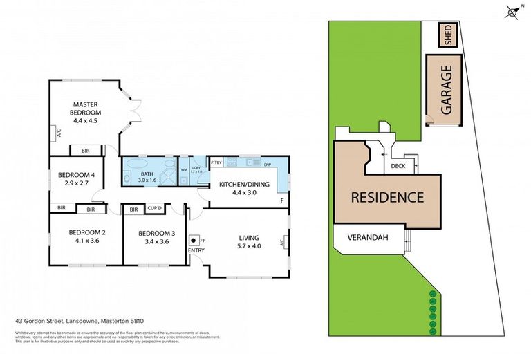 Photo of property in 43 Gordon Street, Lansdowne, Masterton, 5810