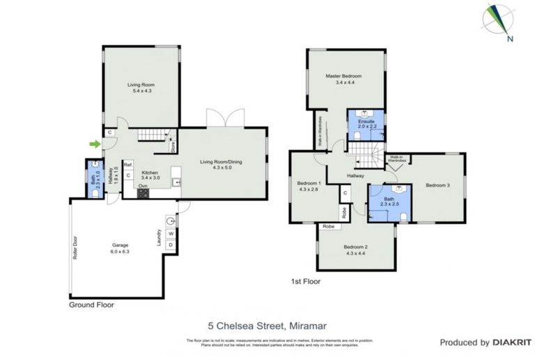 Photo of property in 5 Chelsea Street, Miramar, Wellington, 6022