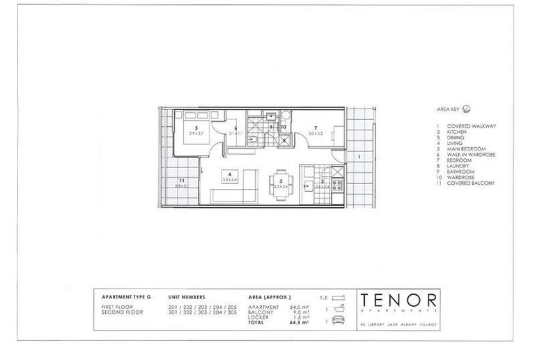 Photo of property in Tenor Apartments, 304/40 Library Lane, Albany, Auckland, 0632