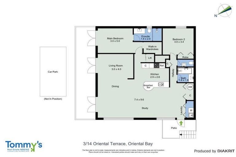 Photo of property in 3/14 Oriental Terrace, Oriental Bay, Wellington, 6011