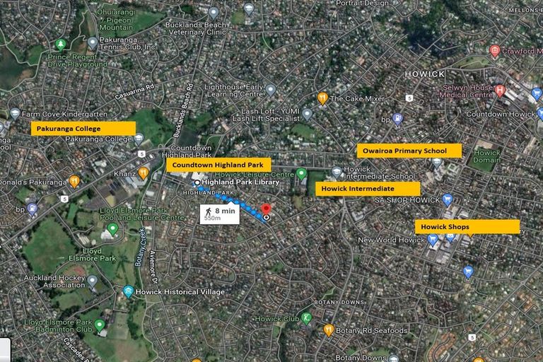 Photo of property in 4/62 Highland Drive, Highland Park, Auckland, 2010