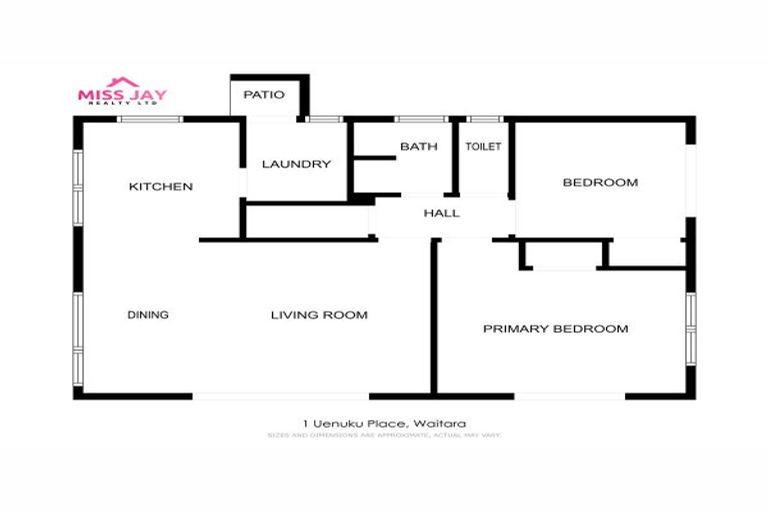 Photo of property in 1 Uenuku Place, Waitara, 4320