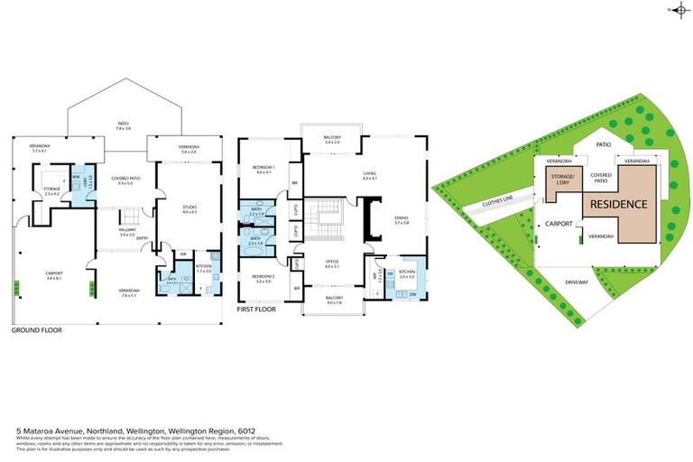 Photo of property in 5 Mataroa Avenue, Northland, Wellington, 6012