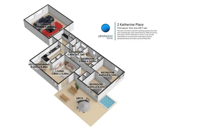 Photo of property in 2 Katherine Place, Melville, Hamilton, 3206