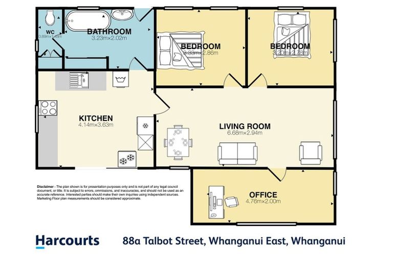 Photo of property in 88a Talbot Street, Whanganui East, Whanganui, 4500