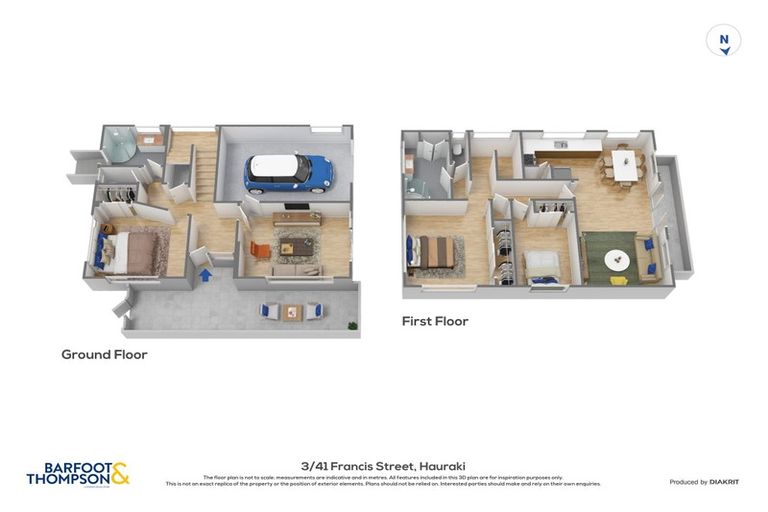 Photo of property in 3/41 Francis Street, Hauraki, Auckland, 0622