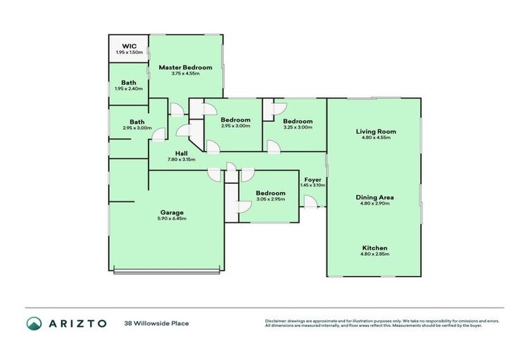 Photo of property in 38 Willowside Place, Amberley, 7410