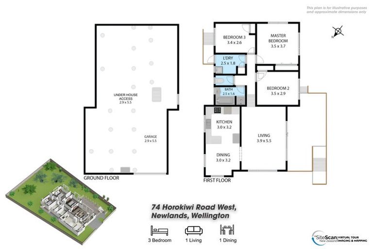 Photo of property in 74 Horokiwi Road West, Newlands, Wellington, 6037