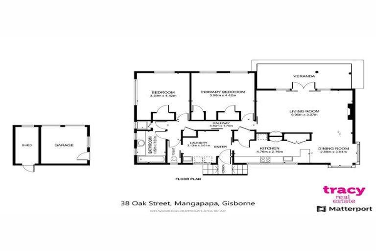 Photo of property in 38 Oak Street, Mangapapa, Gisborne, 4010