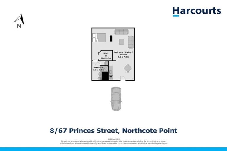 Photo of property in 3/73 Princes Street, Northcote Point, Auckland, 0627