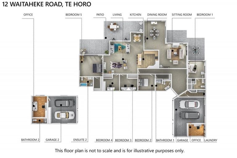 Photo of property in 12 Waitaheke Road, Te Horo, Otaki, 5581