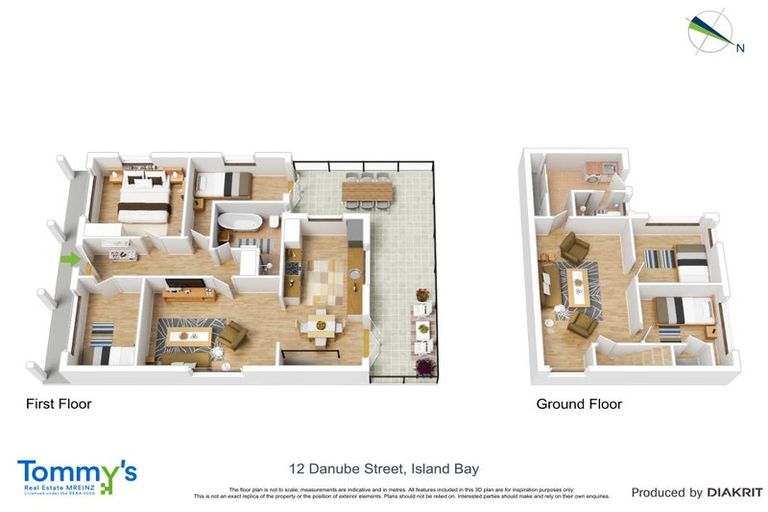 Photo of property in 12 Danube Street, Island Bay, Wellington, 6023