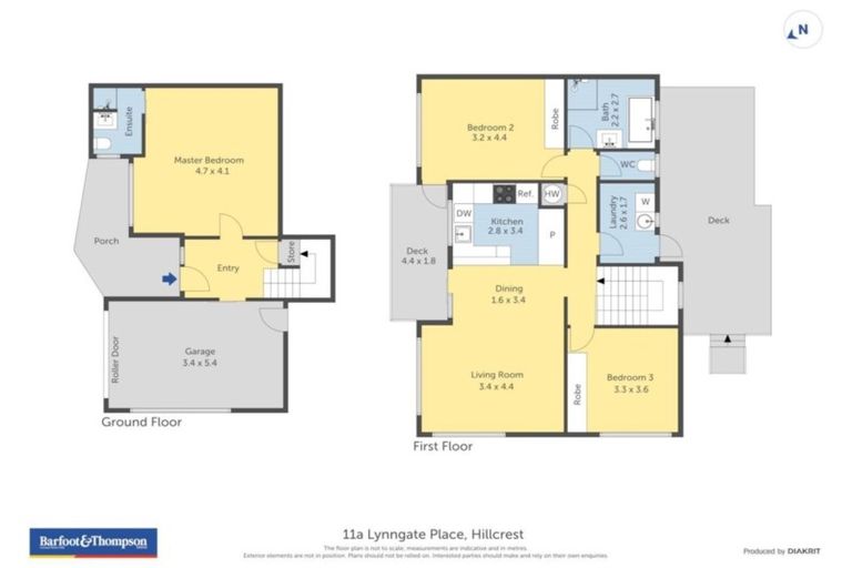 Photo of property in 1/11 Lynngate Place, Hillcrest, Auckland, 0627