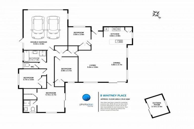 Photo of property in 8 Whitney Place, Rototuna North, Hamilton, 3210