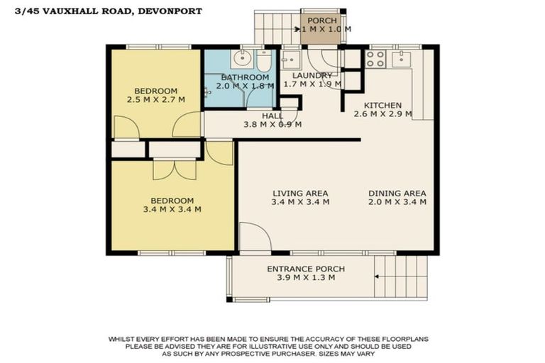 Photo of property in 3/45 Vauxhall Road, Devonport, Auckland, 0624