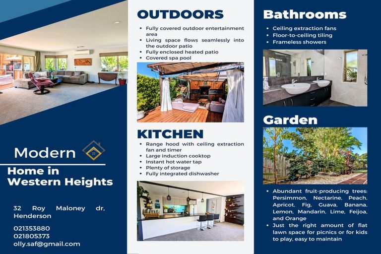 Photo of property in 32 Roy Maloney Drive, Henderson, Auckland, 0612