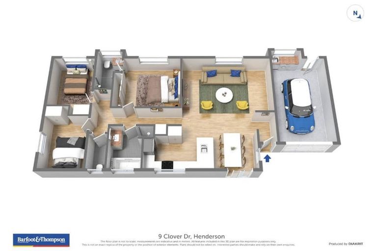 Photo of property in 9 Clover Drive, Henderson, Auckland, 0610