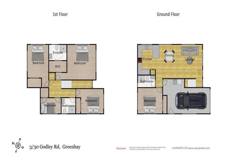 Photo of property in 1/4 Godley Road, Green Bay, Auckland, 0604