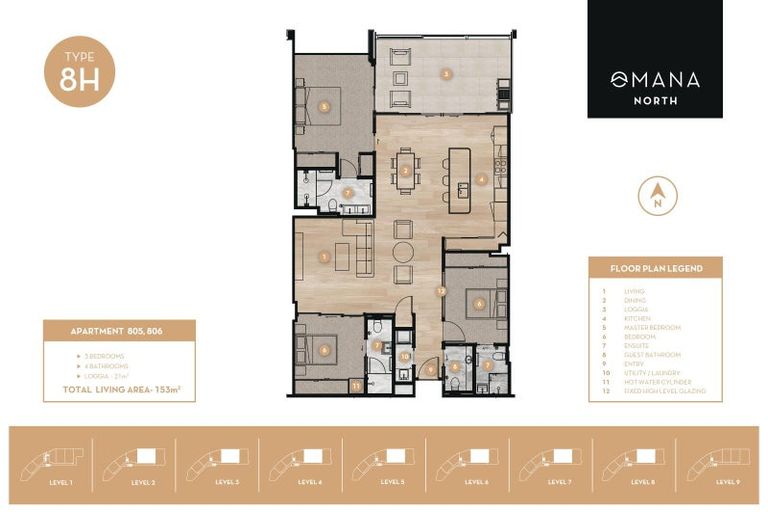 Photo of property in 806/20 Omana Road, Milford, Auckland, 0620