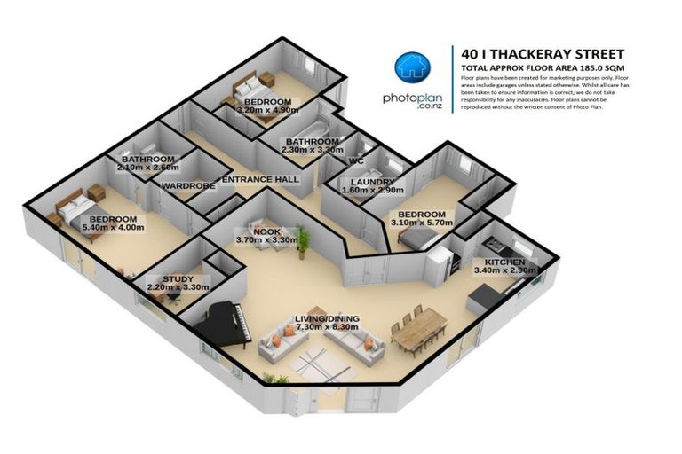 Photo of property in 40i Thackeray Street, Hamilton Lake, Hamilton, 3204