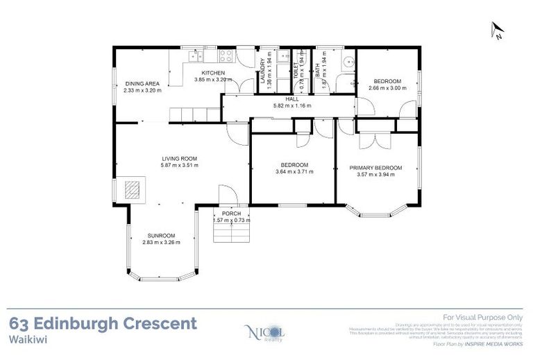 Photo of property in 63 Edinburgh Crescent, Waikiwi, Invercargill, 9810