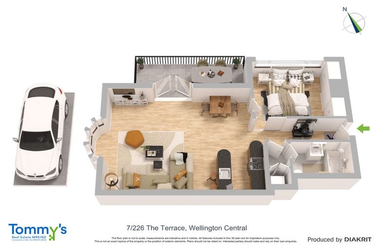 Photo of property in 7/226 The Terrace, Wellington Central, Wellington, 6011