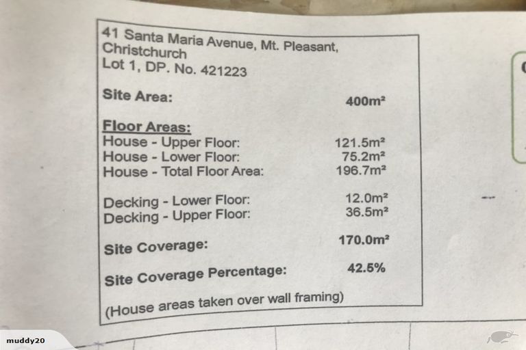 Photo of property in 41 Santa Maria Avenue, Mount Pleasant, Christchurch, 8081