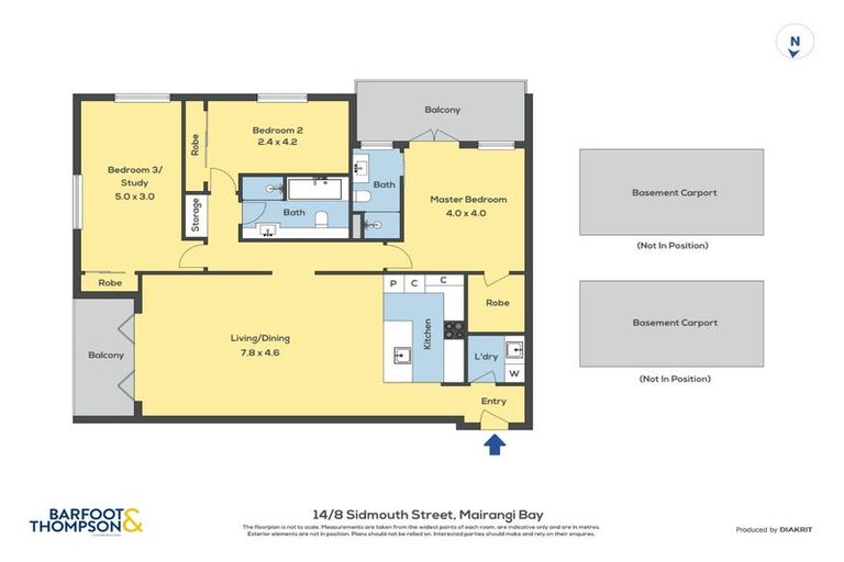 Photo of property in The Georgian, 14/8 Sidmouth Street, Mairangi Bay, Auckland, 0630