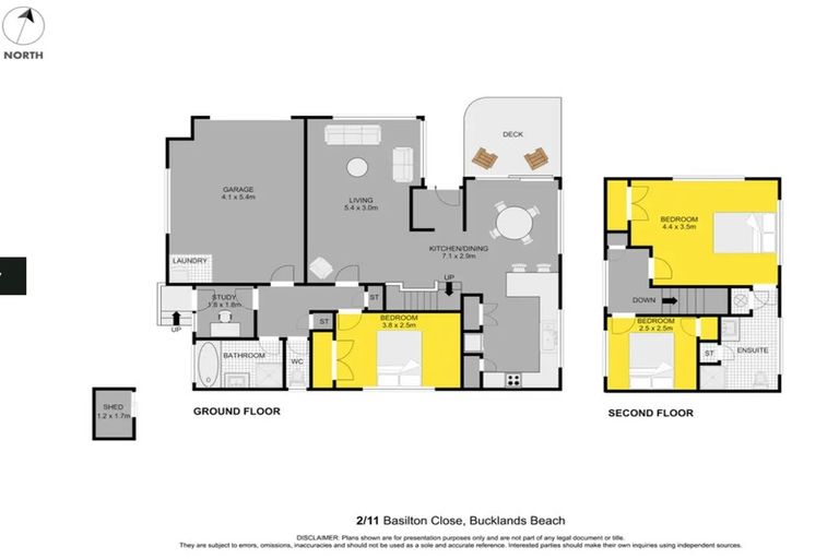 Photo of property in 2/11 Basilton Close, Bucklands Beach, Auckland, 2012