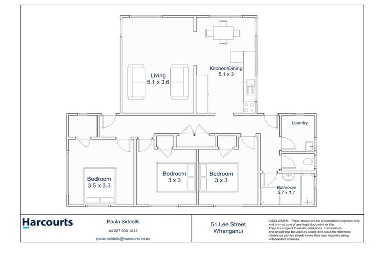 Photo of property in 51 Lee Street, Castlecliff, Whanganui, 4501
