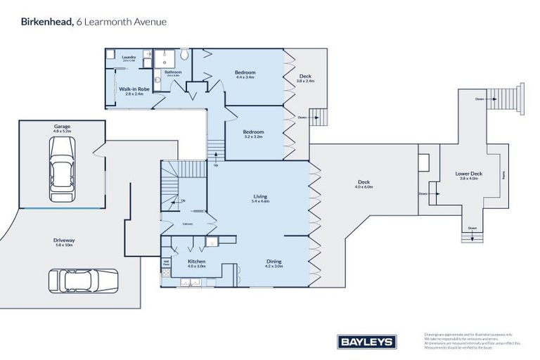 Photo of property in 6 Learmonth Avenue, Birkenhead, Auckland, 0626