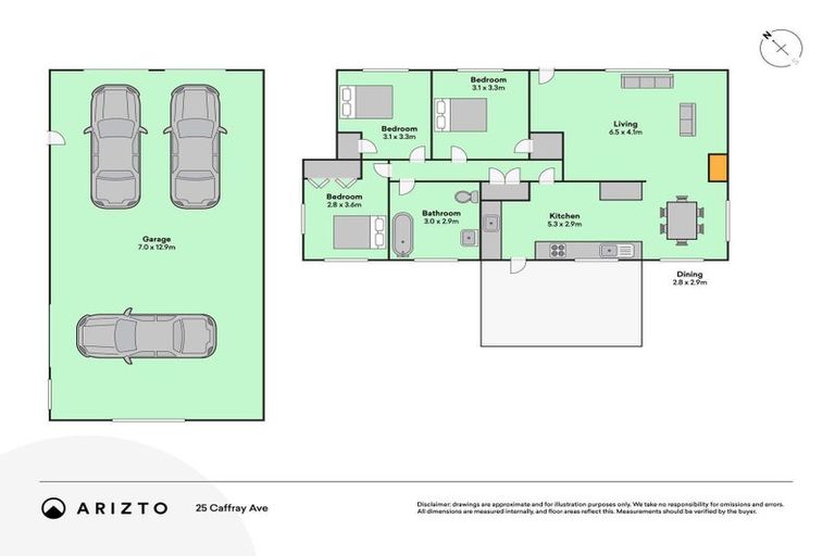 Photo of property in 25 Caffray Avenue, Aramoho, Whanganui, 4500