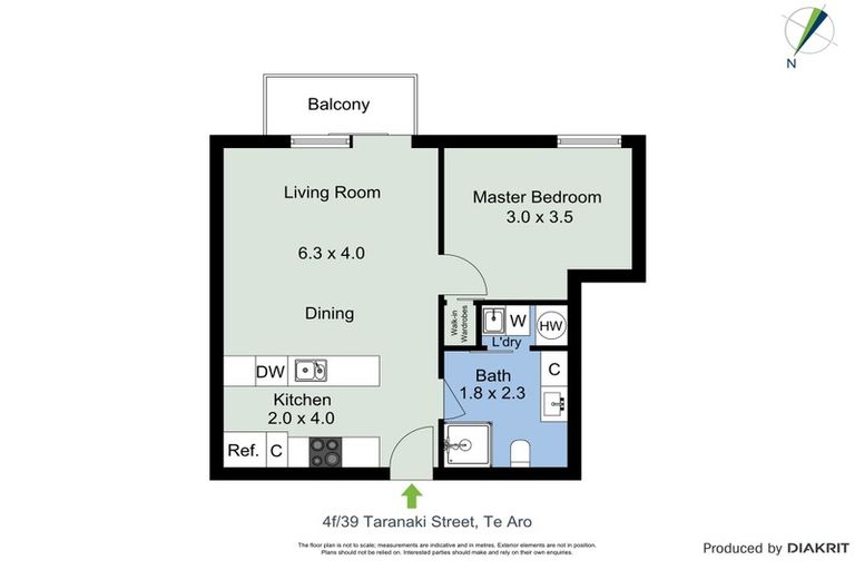 Photo of property in Bellagio Apartments, 4f/39 Taranaki Street, Te Aro, Wellington, 6011