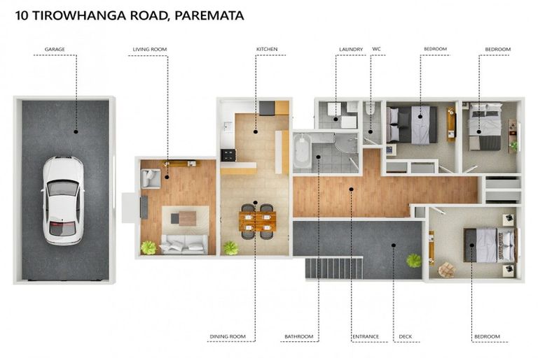 Photo of property in 10 Tirowhanga Road, Paremata, Porirua, 5024
