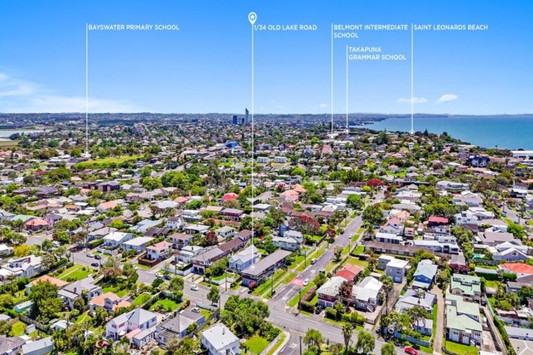 Photo of property in 1/34 Old Lake Road, Narrow Neck, Auckland, 0624