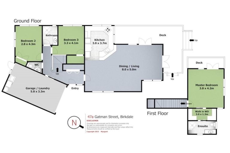 Photo of property in 47a Gatman Street, Birkdale, Auckland, 0626