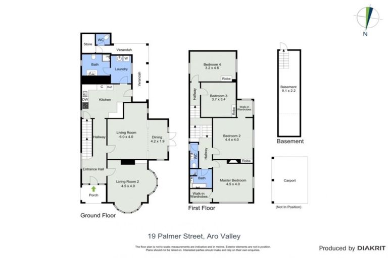 Photo of property in 19 Palmer Street, Aro Valley, Wellington, 6011