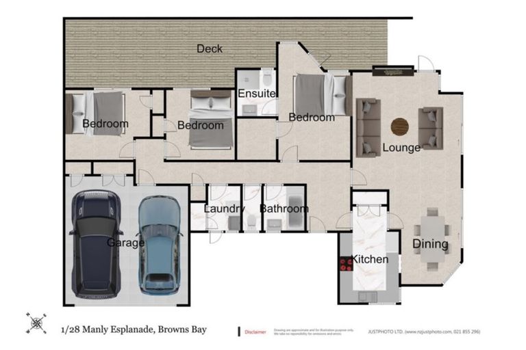 Photo of property in 1/28 Manly Esplanade, Browns Bay, Auckland, 0630