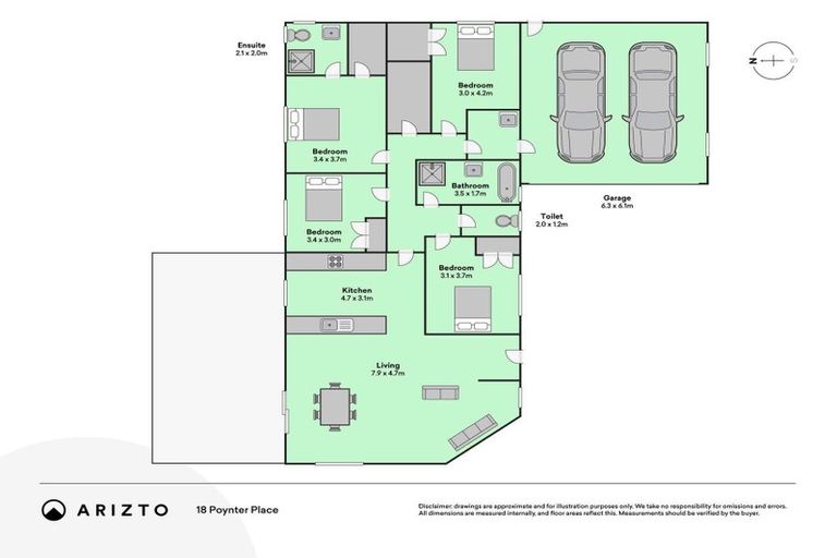 Photo of property in 18 Poynter Place, Tawhero, Whanganui, 4501