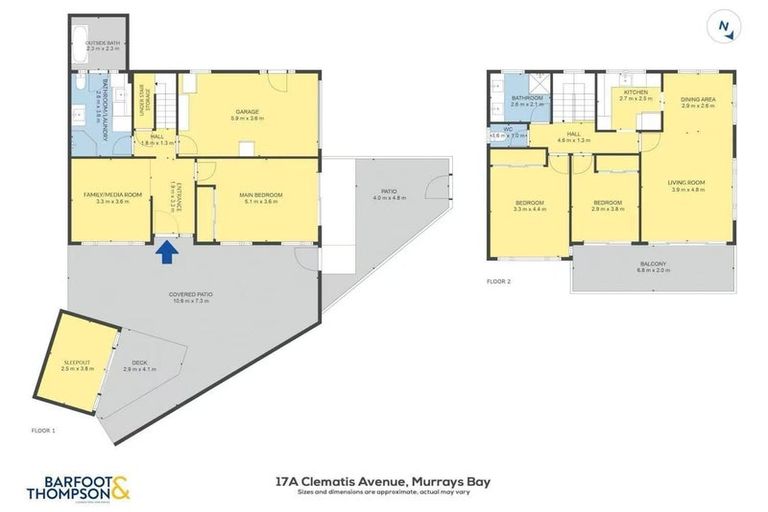 Photo of property in 1/17a Clematis Avenue, Murrays Bay, Auckland, 0630