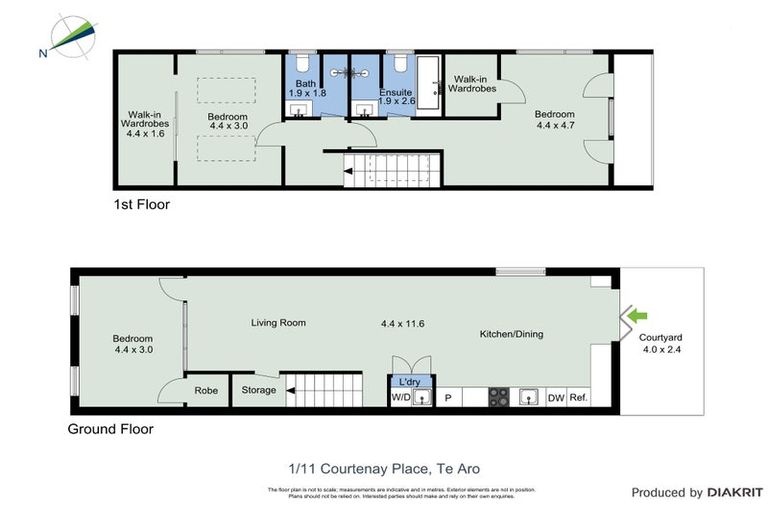 Photo of property in 1/11 Courtenay Place, Te Aro, Wellington, 6011