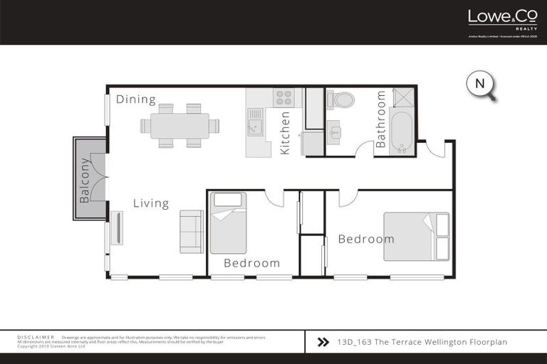 Photo of property in Terrace Heights Apartments, 13d/163 The Terrace, Wellington Central, Wellington, 6011