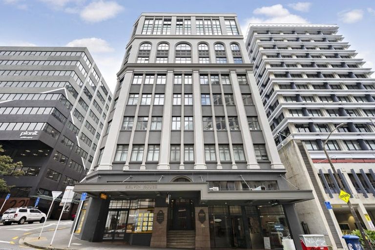 Photo of property in Kelvin House, 4f/16 The Terrace, Wellington Central, Wellington, 6011