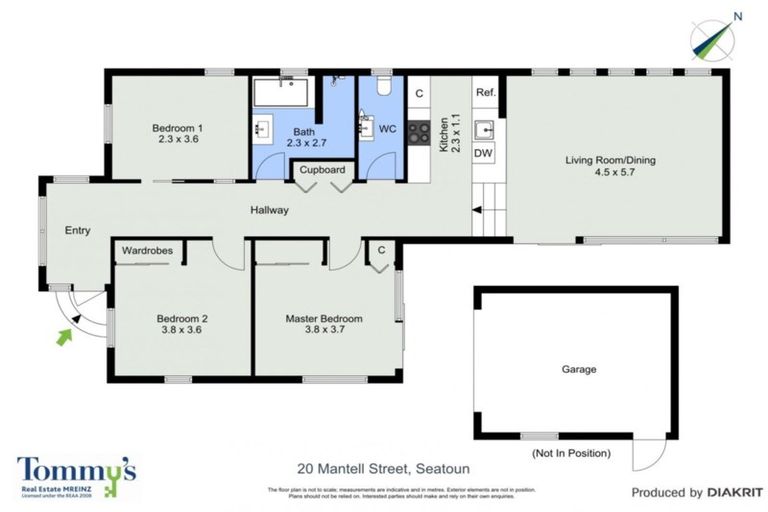 Photo of property in 20 Mantell Street, Seatoun, Wellington, 6022