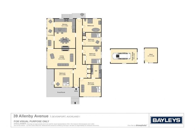 Photo of property in 39 Allenby Avenue, Devonport, Auckland, 0624