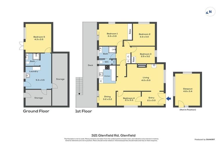 Photo of property in 321 Glenfield Road, Glenfield, Auckland, 0629