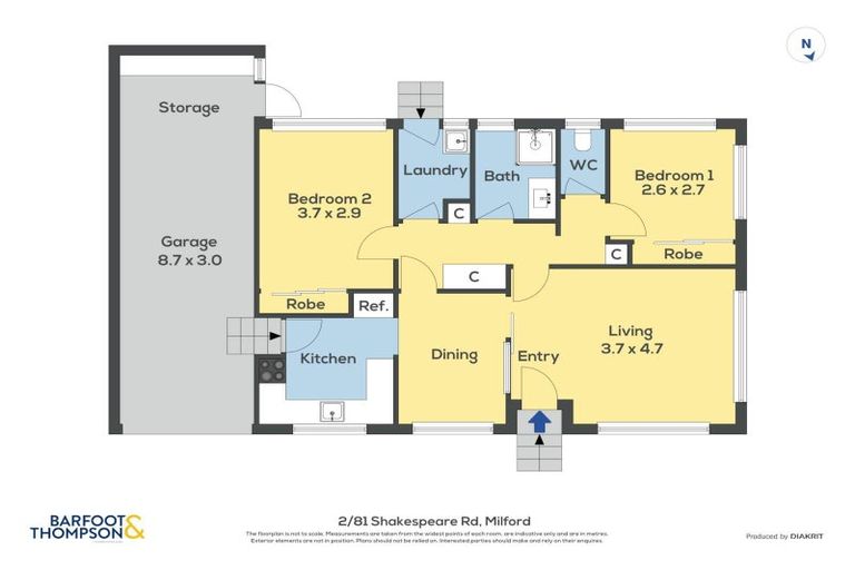 Photo of property in 2/81 Shakespeare Road, Milford, Auckland, 0620