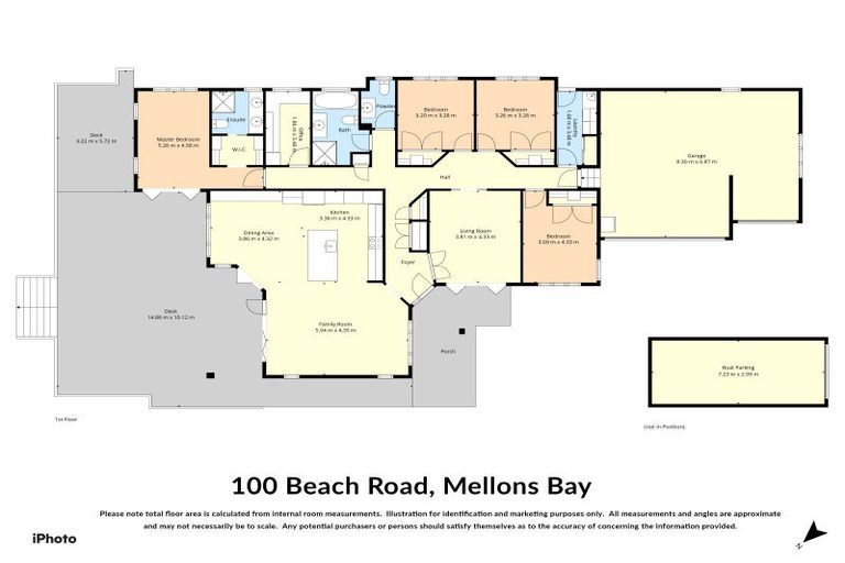Photo of property in 100 Beach Road, Mellons Bay, Auckland, 2014