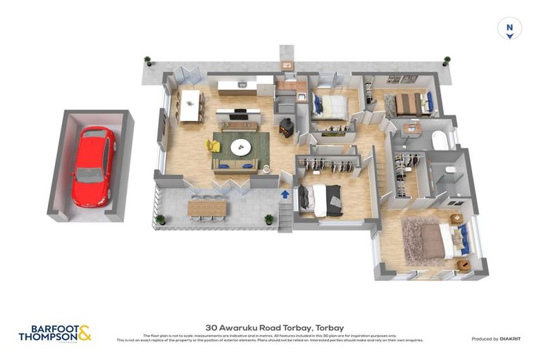 Photo of property in 30 Awaruku Road, Torbay, Auckland, 0630